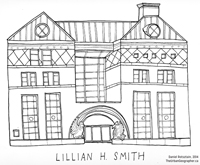 Drawing of Lillian H. Smith branch