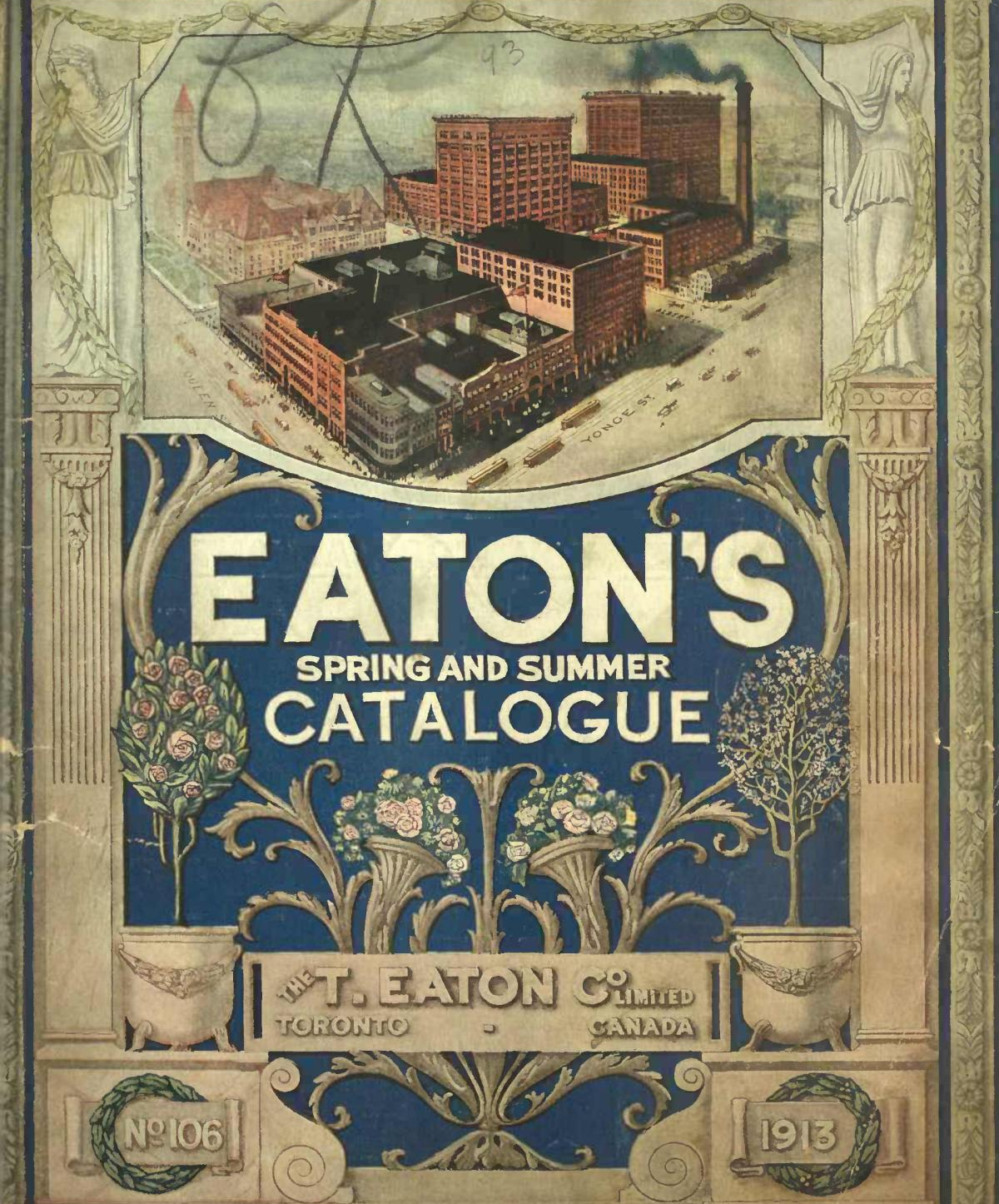 Vintage cover of Eaton's trade catalogue