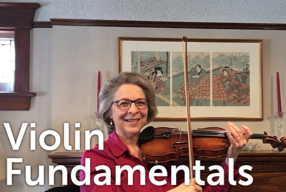 Violin Fundamentals video on YouTube, opens in a new window