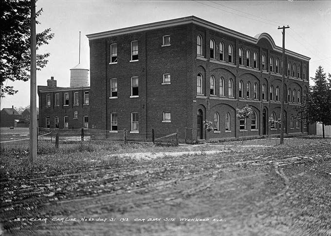 J. E. Edwards & Sons Tannery/Leather Factory, Christie Street, southeast corner of Benson Avenue, 31 July 1913. City of Toronto Archives Fonds 1231, Item 442